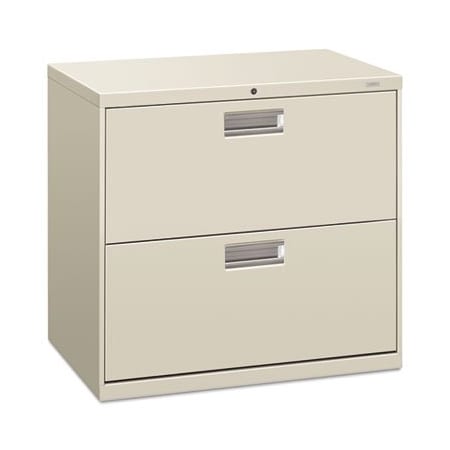 Hon HON, 600 SERIES TWO-DRAWER LATERAL FILE, 30W X 18D X 28H, LIGHT GRAY 672LQ